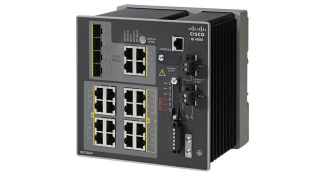 Коммутатор Cisco Industrial Ethernet 4000 IE-4000-4S8P4G-E