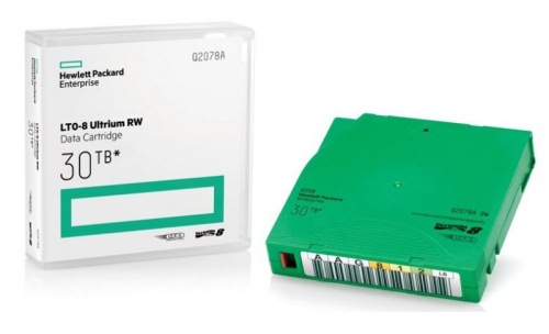 HPE Ленточный носитель данных LTO-8 Ultrium 30TB RW Data Cartridge (Q2078A)